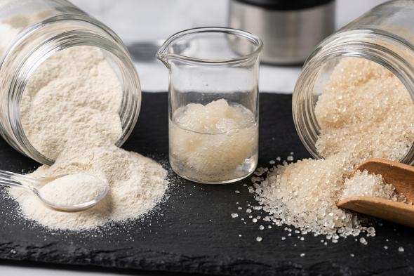 semi gelatenous powder